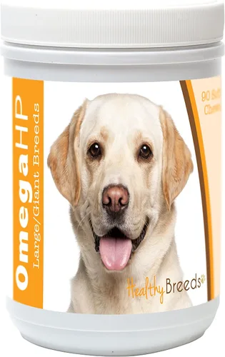 Vista 104 de Healthy Breeds Affenpinscher Omega HP - Masticables suaves para piel y pelaje, 60