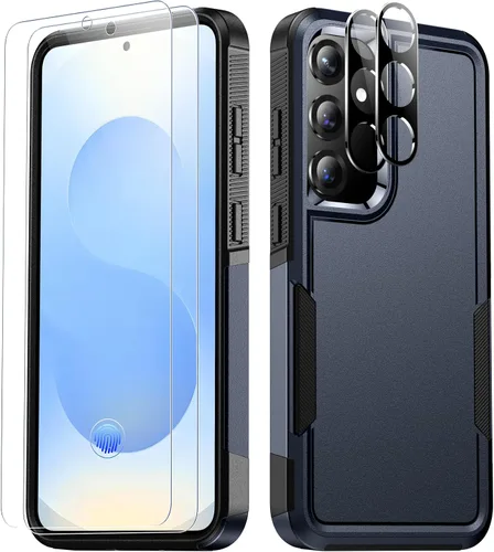 Vista 19 de SPIDERCASE Funda diseñada para Samsung Galaxy S25, [protección contra caídas de grado militar de 10 pies], paquete de 2
