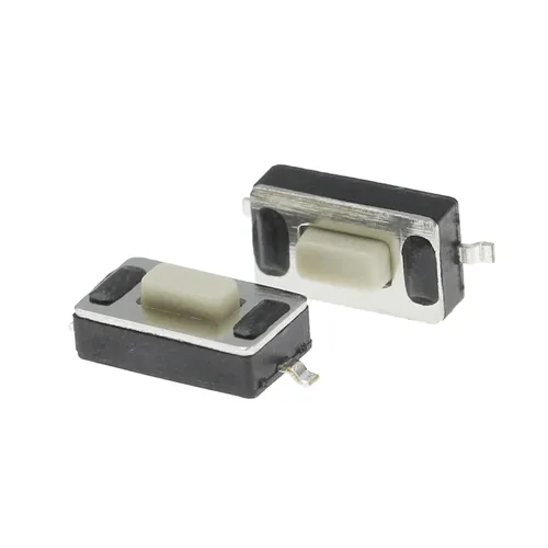 Vista 2 de 100pcs 3 * 6 * 2.5mm Light Touch Switch Patch 2 Feet Micro Button Switch Two Feet 3x6x2.5mm Touch Switch