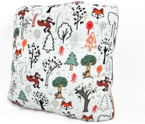 Vista 6 de HuggaBuddies Fox Minkie - Mochila de dormir súper suave con diseño de zorro Manta de zorro con peso para niños, 55 pulgadas de ancho x 72 pulgadas