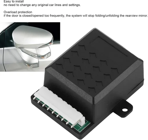 Vista 6 de Ymiko Espejo retrovisor Módulo plegable Espejo retrovisor lateral universal Plegado automático Despliegue Controlador plegable Módulo de cierre