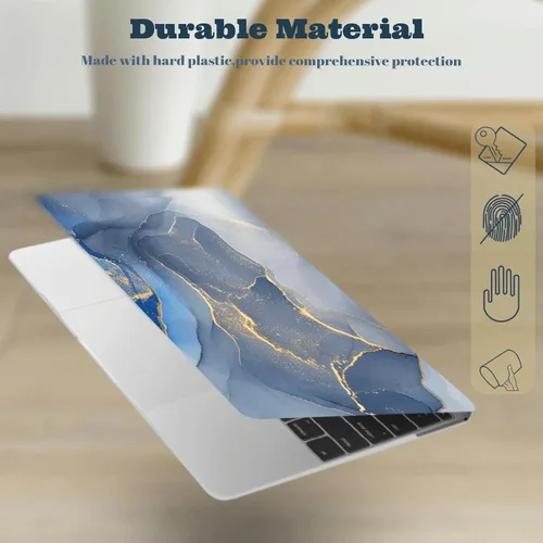 Vista 3 de Compatible con MacBook Air 11 pulgadas 2010-2015 versión A1370 A1465, funda protectora de plástico rígida a presión para MacBook Air de 11.6