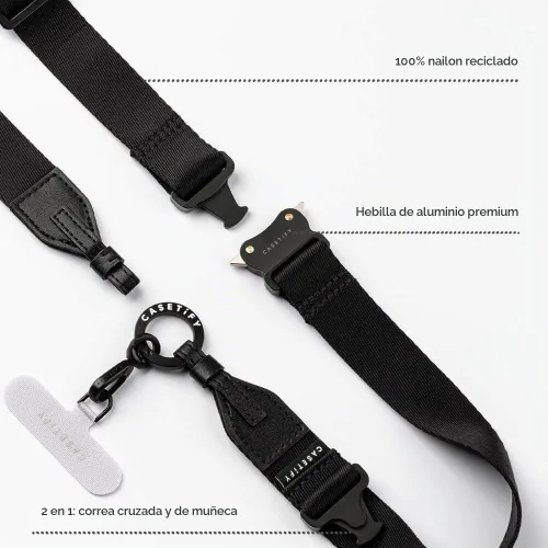 Vista 3 de CASETiFY Utility Lanyard Cross-Body Strap