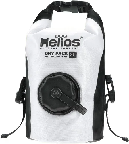 Vista 9 de Dog Helios 'Grazer' Bolsa dispensadora de alimentos secos impermeable para viajes al aire libre, 3L, naranja