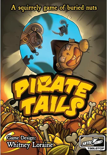 Vista 3 de Skybound: Pirate Tails - Un juego de Squirrley de nueces enterradas, juego de colección, edades 8+, 2-5 jugadores