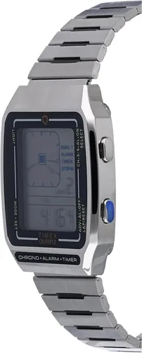 Vista 3 de Timex 1.280in Q LCA Timex Reedición Digital LCA acero inoxidable, 1.280in Q LCA Timex Reissue Digital LCA Acero inoxidable