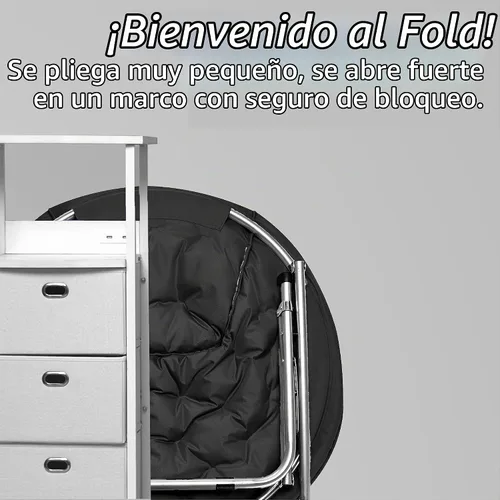 Vista 6 de Silla microgamuza negra Urban Shop, Negro