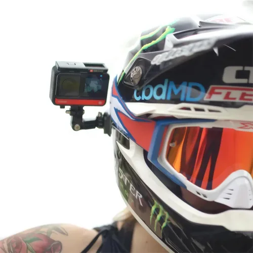 Vista 3 de Insta360 Paquete de montaje de casco para cámara de acción ONE R, ONE X, ONE
