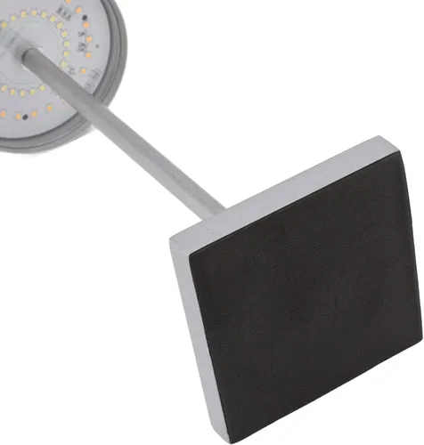 Vista 9 de TOPINCN, Alto brillo LED táctil regulable moderno simple, recargable inalámbrico para restaurante bar (plata)