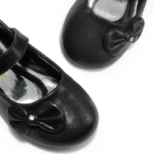 Vista 6 de DREAM PAIRS Zapatos de vestir Mary Jane para niñas pequeñas, uniformes escolares para niñas, zapatos de bailarina con lazo