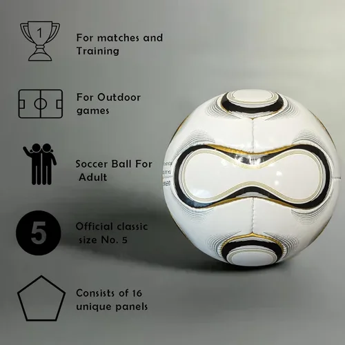 Vista 4 de Copa del Mundo 2006 - Réplica del balón de fútbol de 2006, icónica pelota de partido de Alemania, perfecta para jugar, coleccionistas y un gran