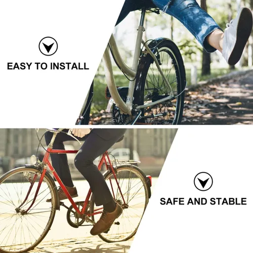 Vista 9 de VANZACK Soporte de bicicleta para bicicleta Kickstand de hierro para reparación de bicicletas de 20/24 pulgadas