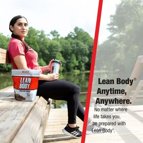 Vista 5 de Labrada Lean Body - Batido de proteína de fresa todo en uno. 1.23 oz de proteína, mezcla de suero, 0.27 onzas de grasas saludables y fibra, 22