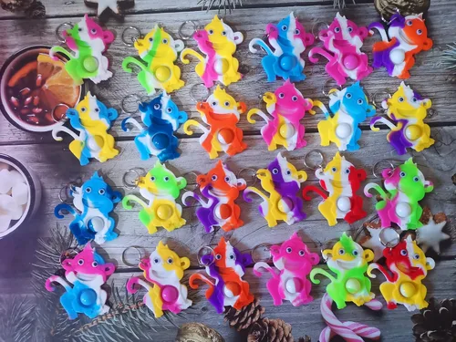 Vista 2 de Paquete de 24 juguetes divertidos de burbujas para niños, niños, aulas, estudiantes, regalos de profesores, recuerdos de fiesta de cumpleaños