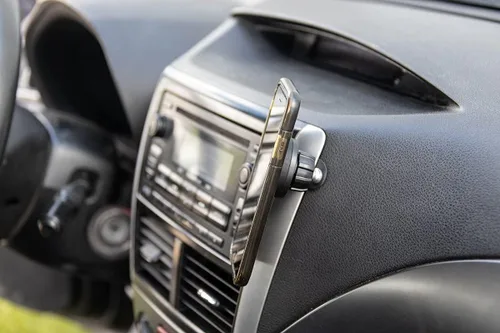 Vista 3 de DirectFit Soporte de teléfono con agarre automático inalámbrico cabezal de carga y soporte de teléfono para Subaru WRX (2008-2014), Forester