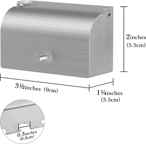 Vista 5 de Linkidea - Soporte para cepillo de dientes con cubierta para baño, ducha, acero inoxidable, autoadhesivo, 4 ranuras, organizador de cepillos