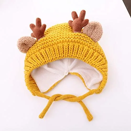 Vista 2 de AIBEARTY Gorro de invierno cálido de felpa con correa para la barbilla, talla única