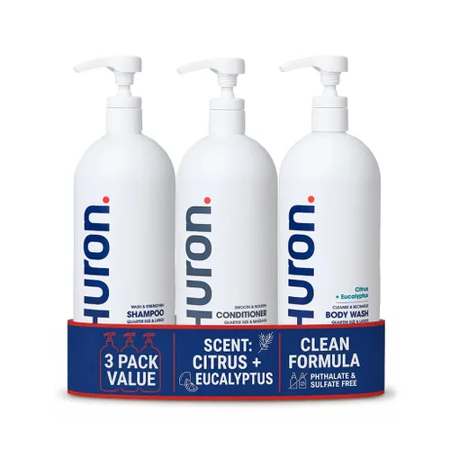 Vista 10 de Huron Champú + acondicionador para todo tipo de cabello; paquete de 2