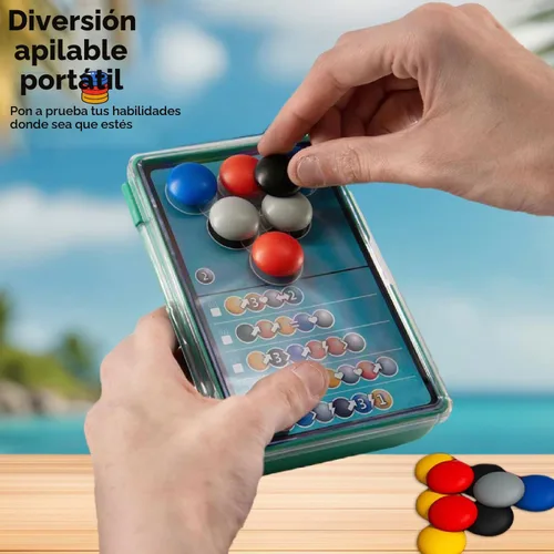 Vista 5 de Dimension: The Brain Game to Go - Juego de rompecabezas de apilamiento 3D con 200 desafíos y 4 niveles de dificultad para edades de 8 años