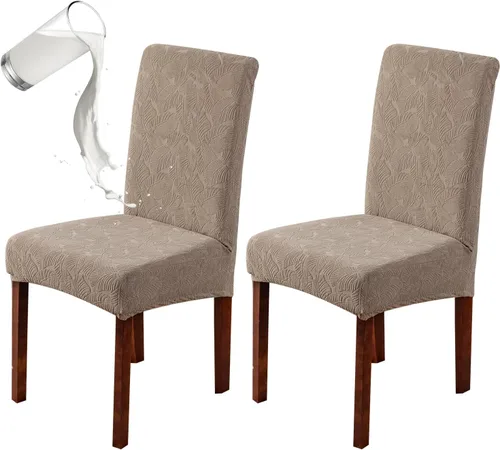 Vista 33 de Genina Fundas impermeables para sillas Parsons de comedor, fundas elásticas para sillas Parsons para comedor, cocina, funda protectora para silla