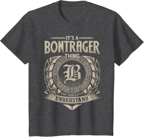 Vista 21 de Camiseta vintage It's A BONTRAGER Thing You Wouldn't Understand Name, Negro
