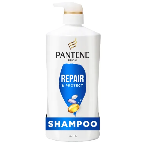 Vista 10 de Pantene Champú, Classic Clean - Nutrientes Pro-V para cabello seco, teñido y teñido, cabello de aspecto saludable cada lavado, rico en Limpieza