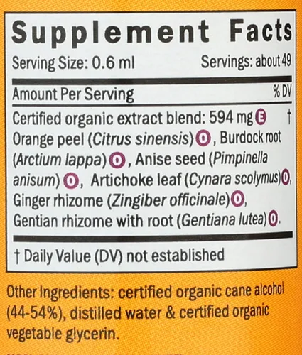 Vista 3 de Herb Pharm Better Bitters - Amargo digestivo orgánico certificado clásico, 1 onza