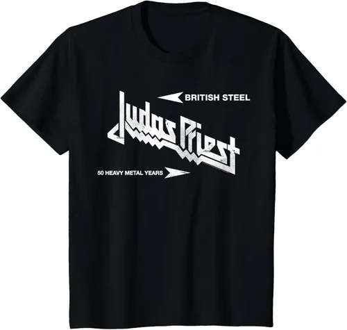 Vista 24 de Judas Priest Camiseta British Steel Negro
