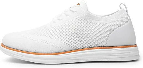 Vista 2 de Bruno Marc Zapatillas de malla para hombre Oxfords ligeras