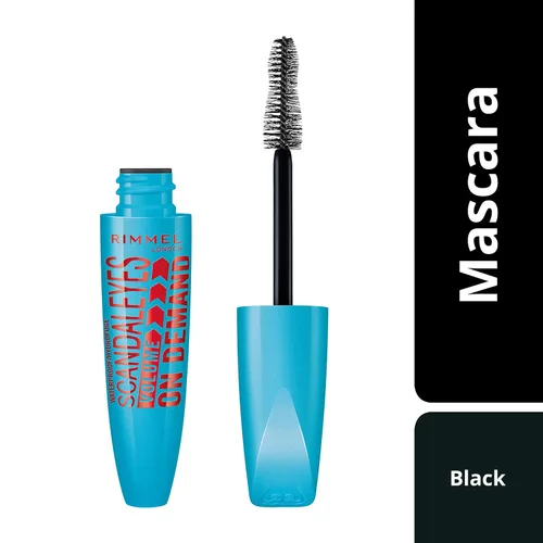 Vista 3 de Rimmel ScandalEyes On Demand - Máscara impermeable - 001 negro