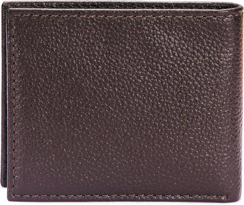 Vista 8 de Caterpillar Billetera plegable de cuero para hombre con ventana de identificación