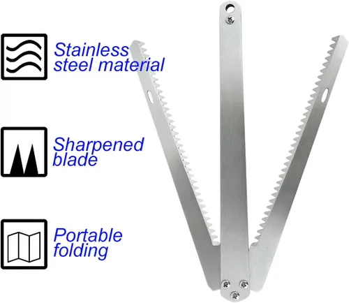 Vista 4 de Cortador de hierba para plantas acuáticas con extractor de malezas Paracord de 49.2 ft, cortador de malezas acuáticas, cuchillo de hierba de agua