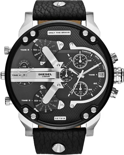 Vista 2 de Diesel - Reloj Mr Daddy 20 de cuarzo y acero inoxidable con cronógrafo