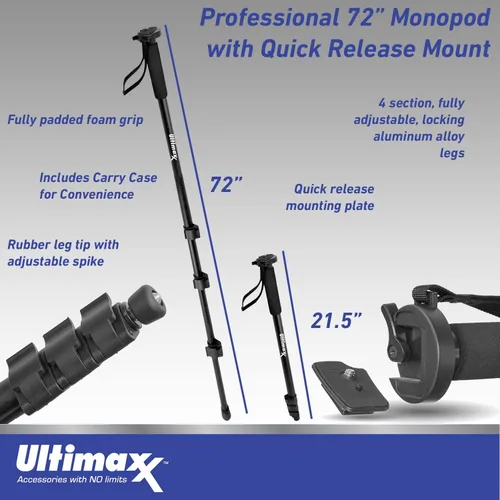 Vista 9 de Ultimaxx Kit de accesorios de 2.638 in para Canon EOS Rebel T7i, T6i, T6s, SL2, SL3, 77D, 750D, 760D, 800D, 200D, 8000D, KISS X8i y más; incluye
