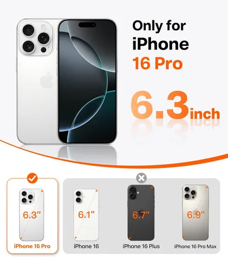 Vista 7 de TORRAS Funda de silicona líquida para iPhone 16 Pro con anillo magnético giratorio de 360 grados y control de cámara, compatible con MagSafe, Funda