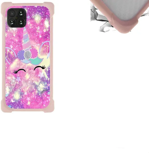 Vista 51 de jioeuinly Funda compatible con ZTE Blade X1 5G Phone Case PC Backplane + cubierta de silicona suave marco XSH