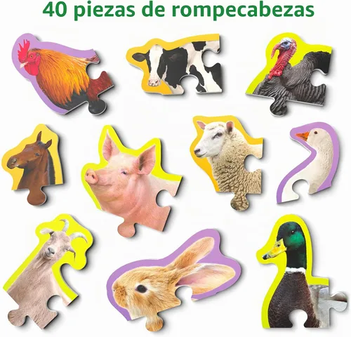Vista 6 de Skillmatics - Rompecabezas paso a paso - Juguetes y juegos para niños pequeños, 40 piezas