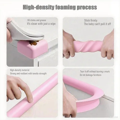 Vista 22 de Protectores de espuma compatibles con anclaje de pared para muebles, protectores de espuma para paredes, protectores de esquina con funciones