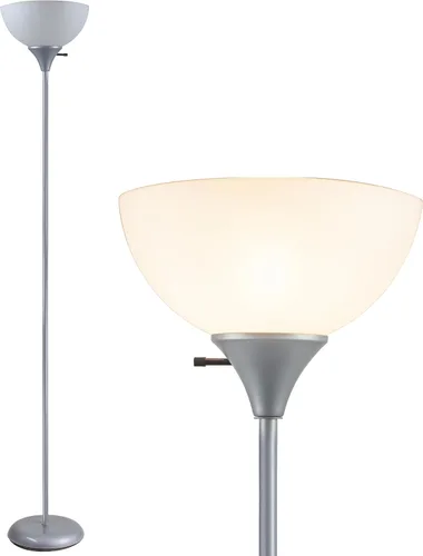 Vista 13 de Newhouse Lighting NHFL-JO-WH Joey Lámpara de pie moderna de 71 pulgadas para dormitorios, sala de estar, lámpara de pie duradera para el hogar