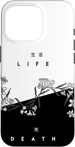 Vista 20 de Life Death Flowers - Funda de regalo japonesa minimalista con luz oscura para iPhone 17