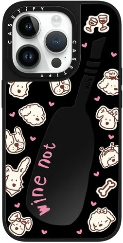 Vista 27 de CASETiFY Mirror - Funda para iPhone 15 Pro Max [reflectante, protección contra caídas de 4.9 pies/compatible con Magsafe] - Lindas impresiones