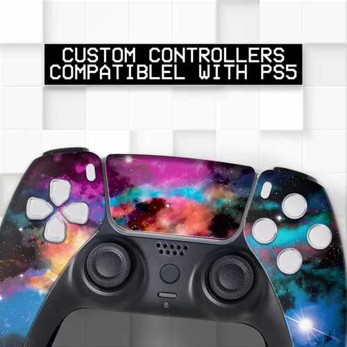 Vista 60 de Battman Custom PS-5 Controller Wireless compatible with Play-Station 5 Console by BCB Controllers Proudly Customized in USA with Permanent