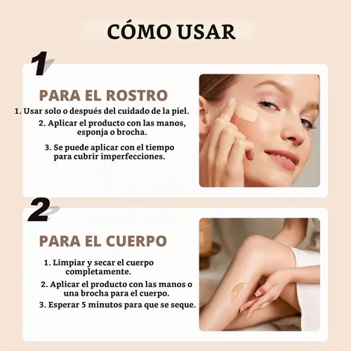Vista 7 de Supreme CC - Crema corrector impermeable, perfeccionador de tez en crema, corrector hidratante de cobertura completa, base de crema CC de larga