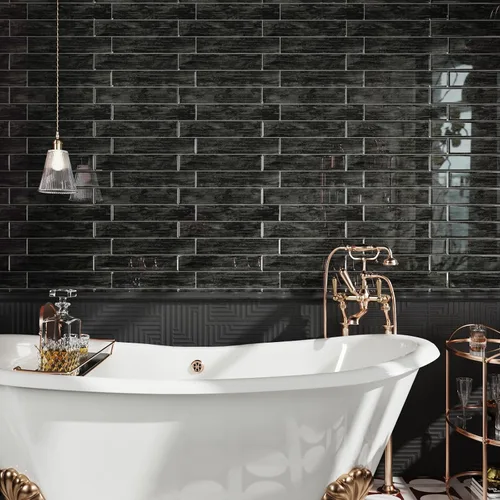 Vista 2 de CRE8TIVE 16 hojas de aspecto de madera para despegar y pegar, calcomanías autoadhesivas de 12 x 12 pulgadas, azulejos de pared de tablones de madera