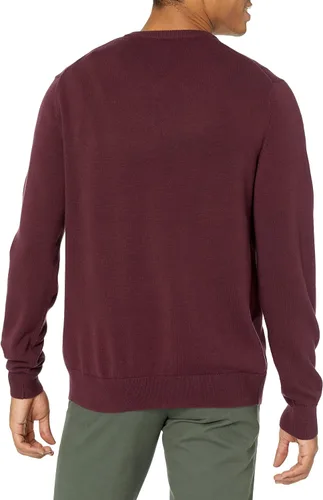 Vista 3 de Tienda Essentials Suéter con cuello en V, para hombre