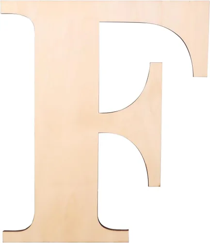 Vista 10 de Letras de madera de 12 pulgadas y letras de madera en blanco de 1/5 pulgadas de grosor sin terminar para pintura, manualidades y decoración de pared