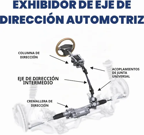 Vista 6 de 3/4" redondo x 3/4" redondo eje de dirección único junta universal U 3/4" redondo a 3/4" redondo negro eje de dirección acoplamiento universal 35°