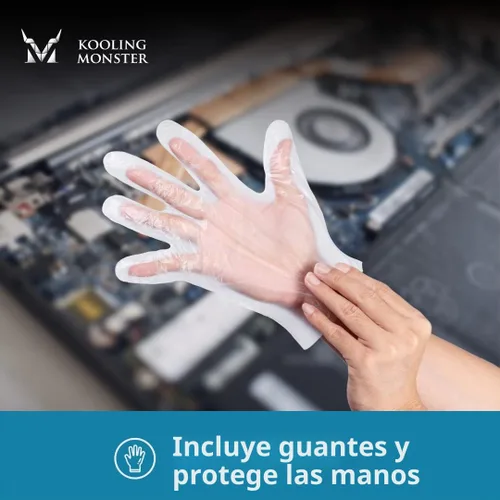 Vista 5 de KLEAN-01, removedor de pasta térmica, toallitas de limpieza de compuesto térmico sin impurezas, limpiador de grasa para CPU/GPU/PS4/XBOX/Heatsink
