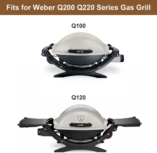 Vista 5 de Outspark 80477 Regulador de válvula de parrilla de gas para parrilla de gas Weber Q100 Q120, piezas de repuesto de regulador de parrilla para Weber