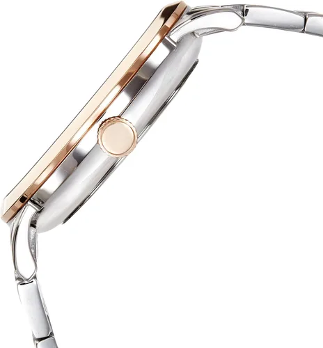 Vista 3 de Kenneth Cole New York - Pulsera automática de acero inoxidable para mujer, color oro rosa, (modelo KC49310), Reloj de cuarzo